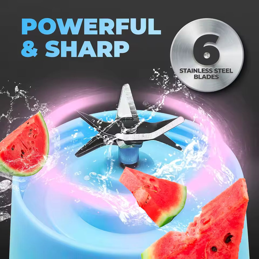 Portable USB Rechargeable Mini Juicer Blender Bottle