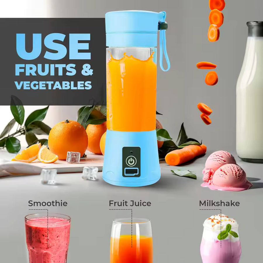 Portable USB Rechargeable Mini Juicer Blender Bottle