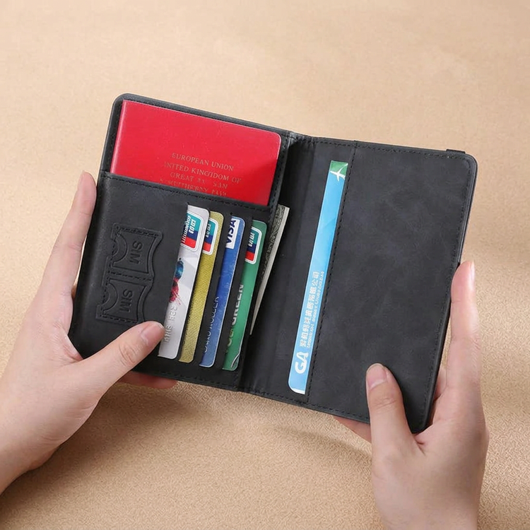RFID Blocking Passport Holder – Travel Passport Cover with Card Slots