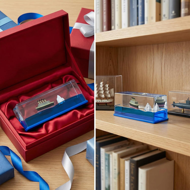 Floating Titanic Ship – Unsinkable Fluid Motion Desk Ornament