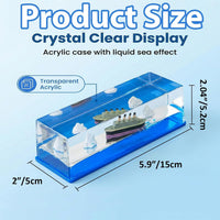 Floating Titanic Ship – Unsinkable Fluid Motion Desk Ornament view 3