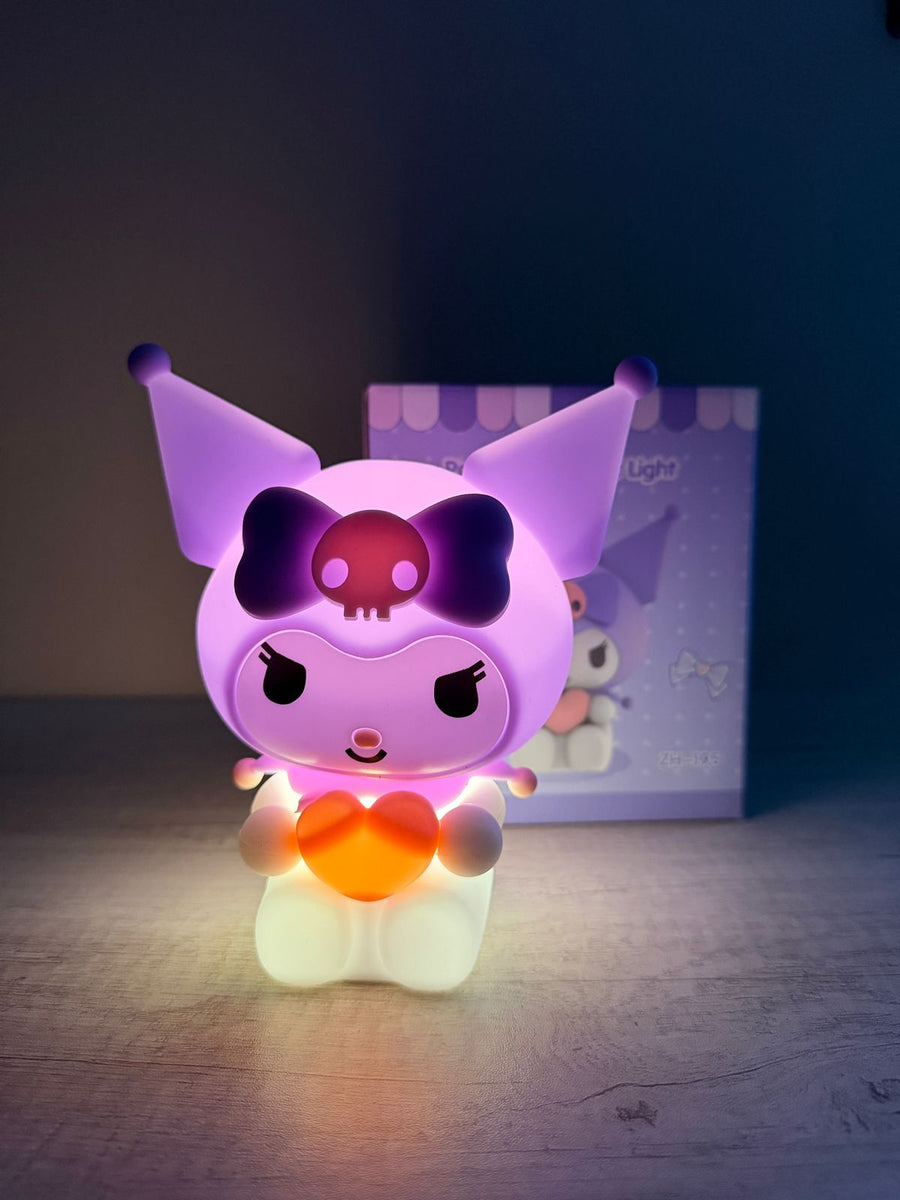 Kuromi Silicone LED Night Light — Rechargeable Touch Lamp