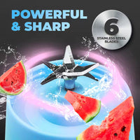 Portable USB Rechargeable Mini Juicer Blender Bottle view 4