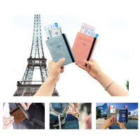 RFID Blocking Passport Holder – Travel Passport Cover with Card Slots view 7