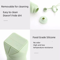 Collapsible Silicone Water Bottle, 600ml — Foldable Travel & Gym Bottle view 5