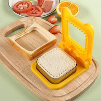 Square Bread Sandwich Cutter & Sealer Set with 30pc Cookie Cutters view 2