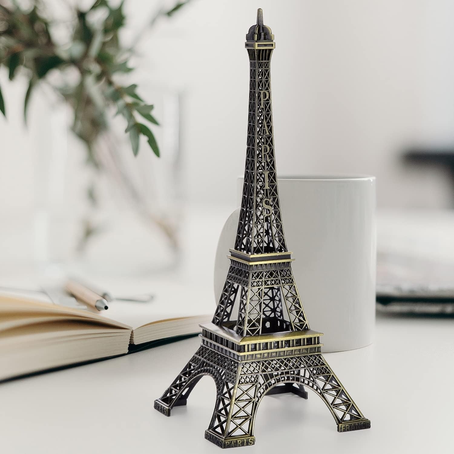 7-Inch Eiffel Tower Statue, Bronze Alloy