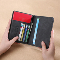 RFID Blocking Passport Holder – Travel Passport Cover with Card Slots view 1