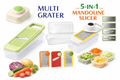 5-in-1 Multi Grater and Mandoline Slicer