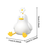 Daisy Flower Duck Silicone LED Night Light — USB Rechargeable Touch Lamp view 7