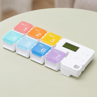 7 Day Weekly Pill Organiser with Alarm – Medicine Reminder Box view 1