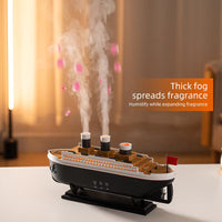 Luxury Yacht Aroma Diffuser & Humidifier with LED Lights view 1