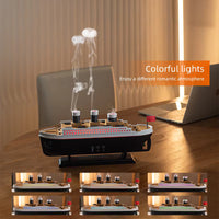 Luxury Yacht Aroma Diffuser & Humidifier with LED Lights view 3